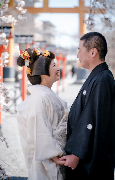 白無垢　B1003 雲取に鶴　衣装　結婚式　和婚　かつら　綿帽子