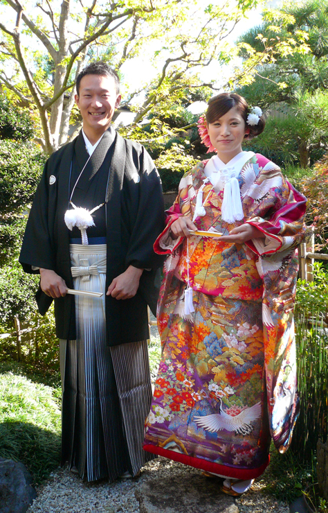 G1008　紫縦暈し山に鶴　色打掛　打掛　衣装レンタル　幸せレポート　結婚式の着物　
