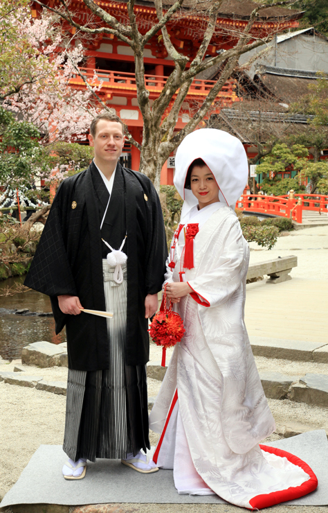 白無垢　C1003　裏紅 波松梅鶴　衣装レンタル　結婚式　衣装ブログ