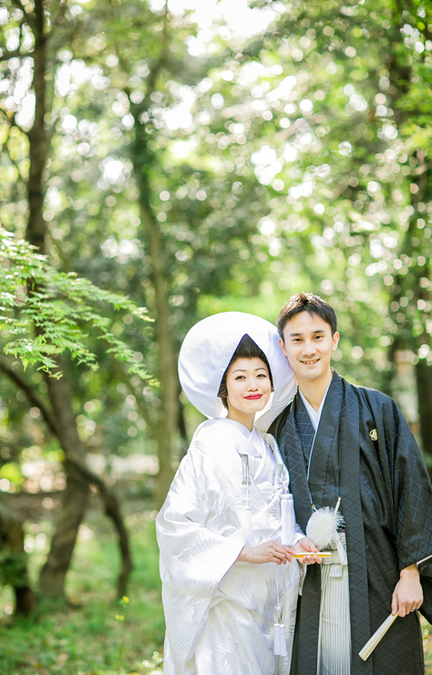 白無垢　A1006　飛鶴　結婚式　和婚　衣装ブログ　下鴨神社